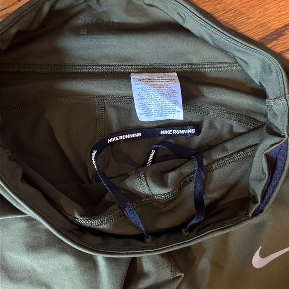 Nike Dark Green Performance Dri Fit Leggings - Picture 2 of 4